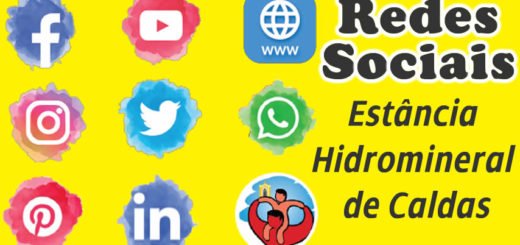 redes sociais da Estância Hidromineral de Caldas